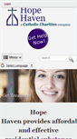 Mobile Screenshot of hopehavenhelps.org